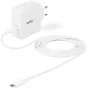 StarTech.com USB C Wall Charger - Ładowarka USB C do laptopa 60W PD - 6ft/2m kabel - Uniwersalna kompaktowa ładowarka Type C - Dell XPS/Lenovo X1 Carbon/HP EliteBook/MacBook - USB IF/CE Certified