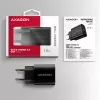 Axagon ACU-QC18 QC 3.0 1× OUTPUT ładowarka ścienna 18W, Indoor, AC, Czarna