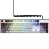 Klawiatura mechaniczna LORGAR Azar 514 biała z podświetleniem RGB, układ ENG