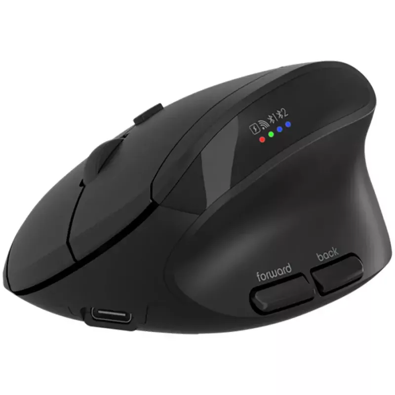 Mysz CANYON MW-25 ergonomiczna LED AA Dual mode bezprzewodowa czarna