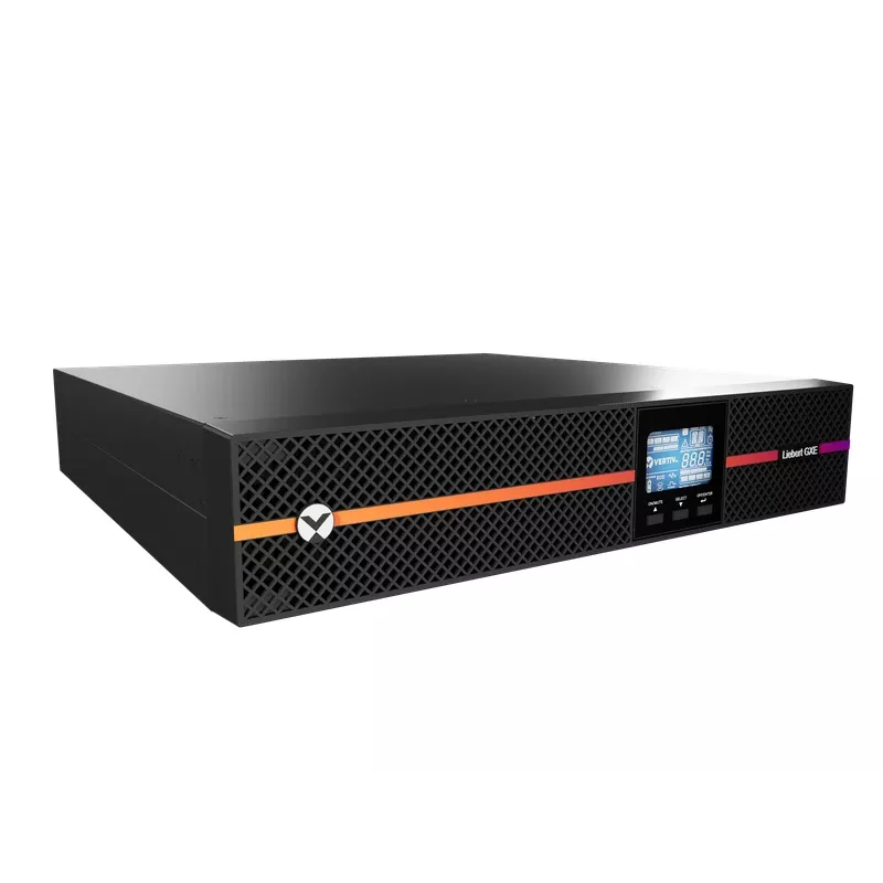 Vertiv Liebert GXE3-1000IRT2UXL zasilcz absolutnie bezprzerwowy (UPS) podwójna konwersja (online) 1 kVA 900 W 8 gniazd AC