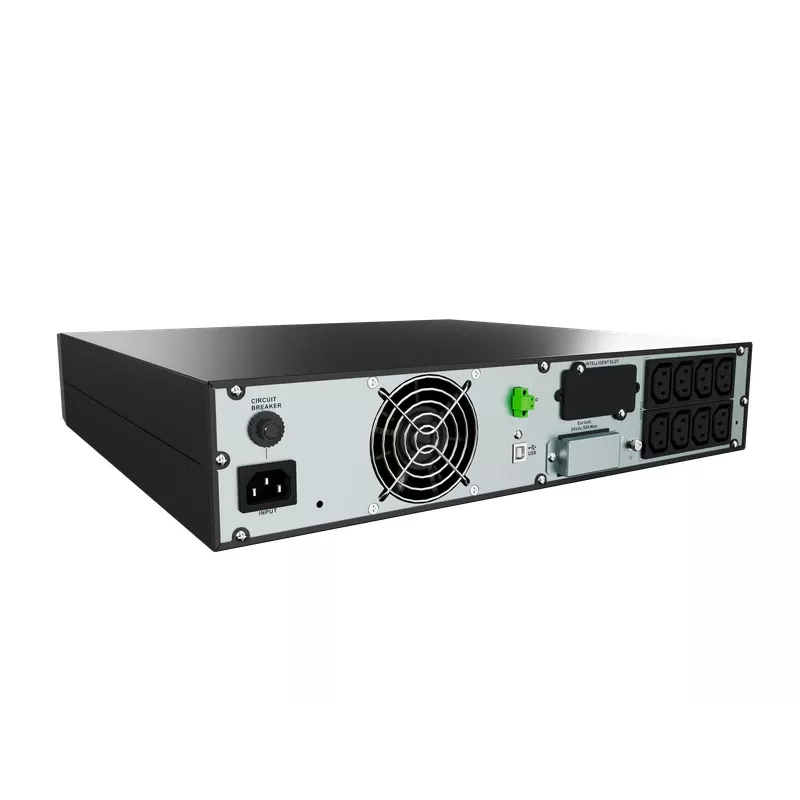 Vertiv Liebert GXE3-1000IRT2UXL zasilcz absolutnie bezprzerwowy (UPS) podwójna konwersja (online) 1 kVA 900 W 8 gniazd AC