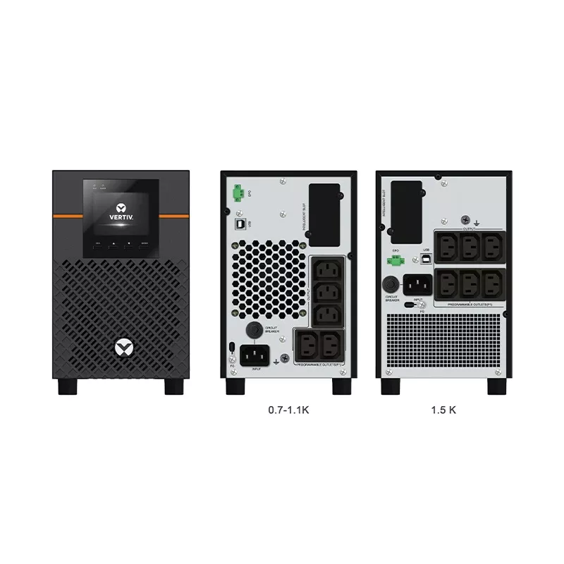Vertiv Liebert Edge Zasilacz awaryjny (UPS) – 750VA 675W 230V Line-Interactive AVR Mini Tower | 0,9 PF