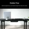 Biurko gamingowe COUGAR Gaming E-GRAV 180 Czarny prostokątny karbon 180x80cm