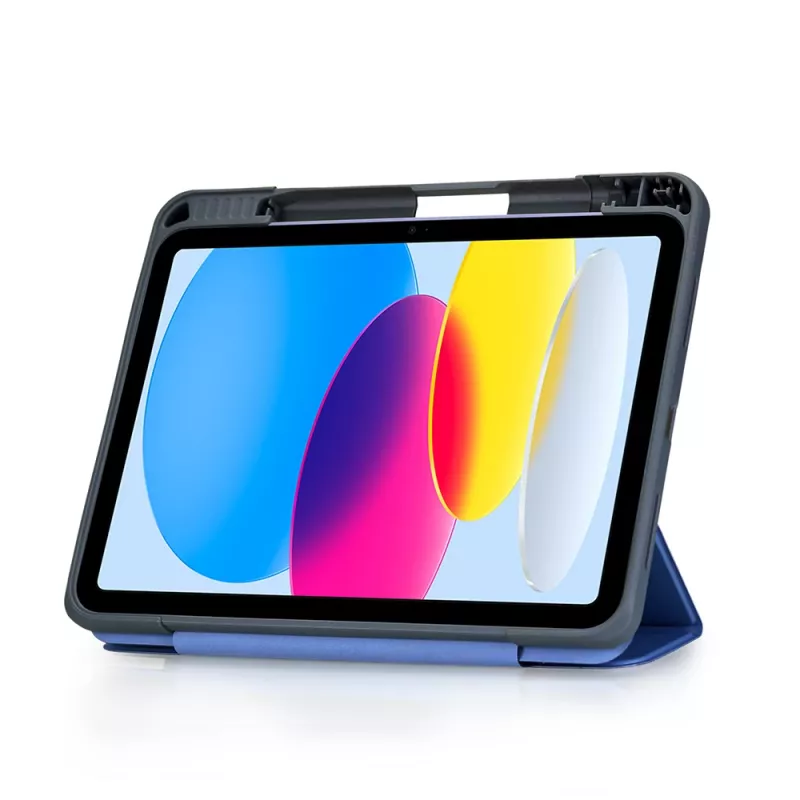 DEQSTER Rugged MAX Case dla iPada 10,9″ (10. gen.), etui z klapką, Apple, iPad 10. gen., 27,7 cm (10,9 cala), 330 g