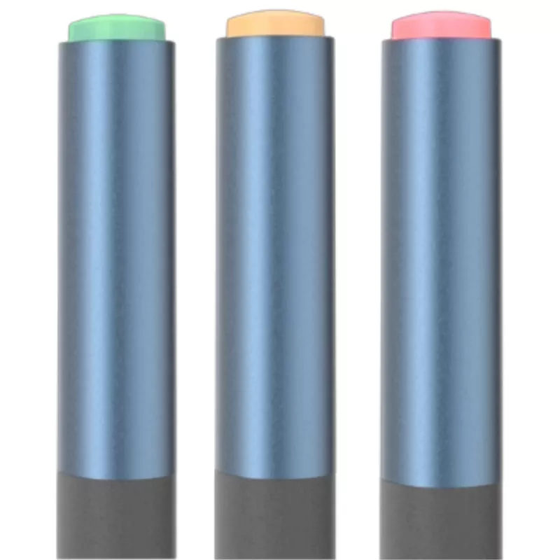 DEQSTER Pencil 2, Tablet, Apple, Niebieski, Szary, Apple iPady od 2018, Szary, Aluminium, Poliwęglan (PC), Polioksymetylen (POM)