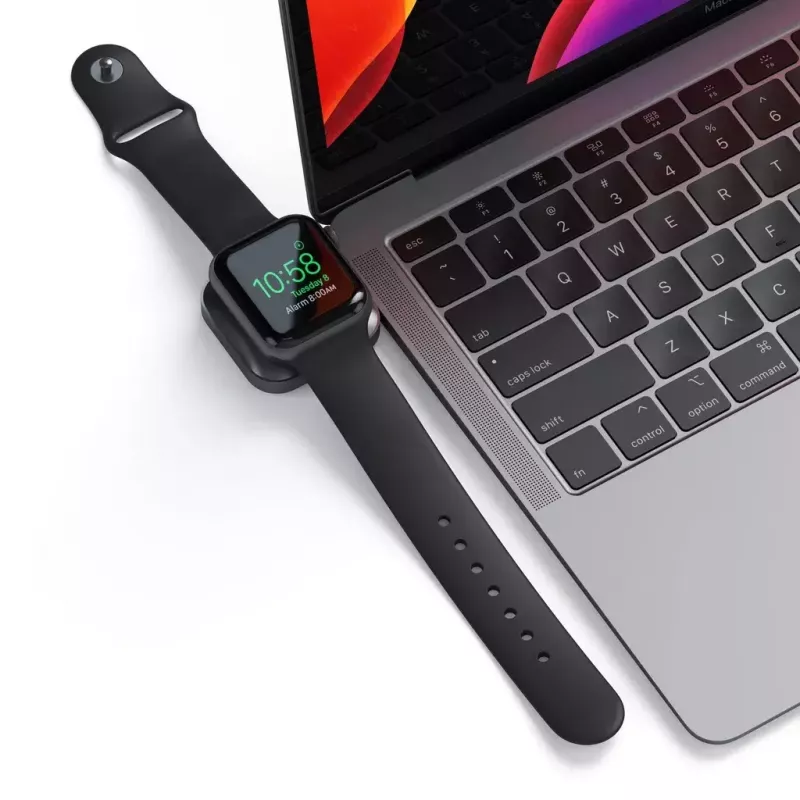 Stacja ładująca Satechi ST-TCMCAWM Smartwatch Czarny Srebrny Biały Aluminium