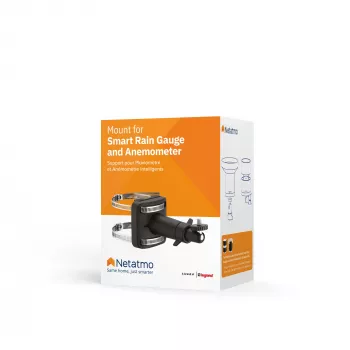 Uchwyt Netatmo do inteligentnego deszczomierza i inteligentnego anemometru, czarny, Netatmo, 65 mm, 65 mm, 135 mm, 75 mm