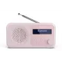 Przenośne radio Sharp DR-P420 cyfrowy tuner DAB DAB+ FM różowe