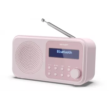 Przenośne radio Sharp DR-P420 cyfrowy tuner DAB DAB+ FM różowe