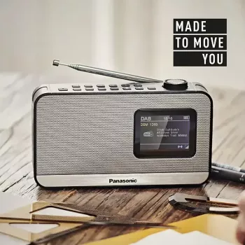 Przenośne radio Panasonic RF-D15 tuner cyfrowy DAB+ FM 3W