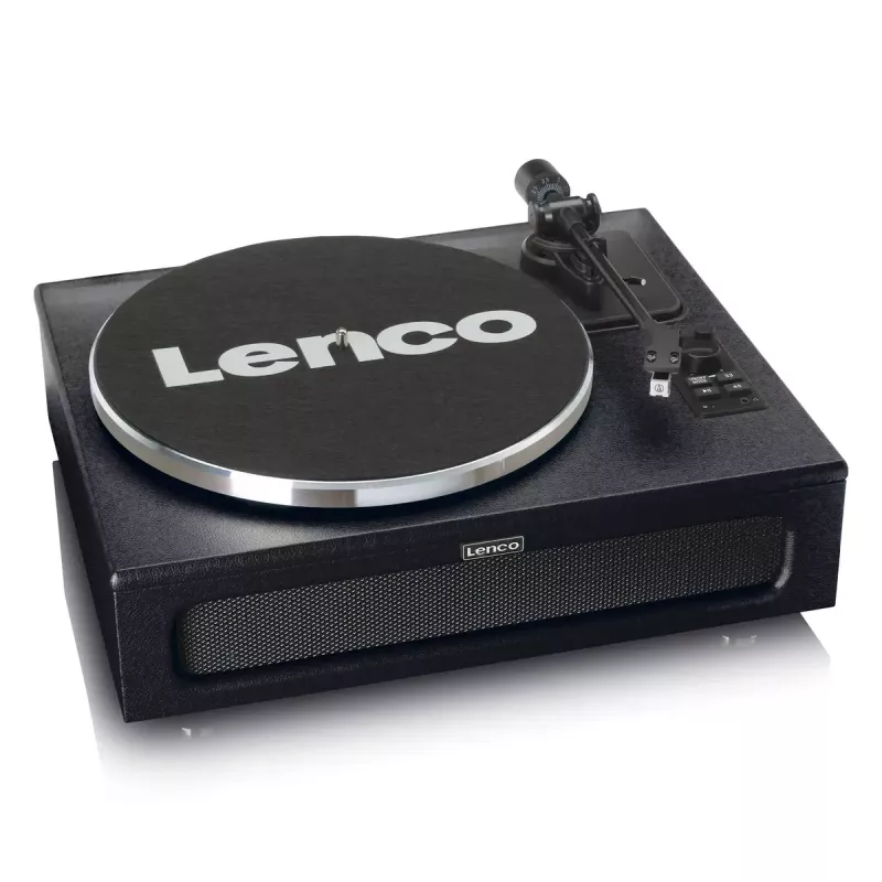 Gramofon audio z napędem paskowym Lenco LS-430BK Czarny 40W Bluetooth