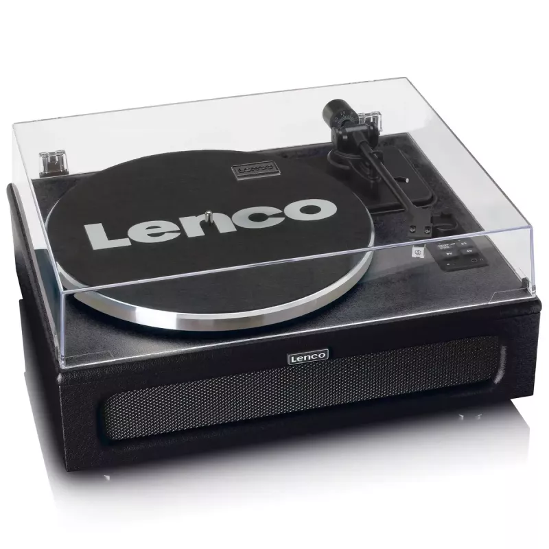 Gramofon audio z napędem paskowym Lenco LS-430BK Czarny 40W Bluetooth