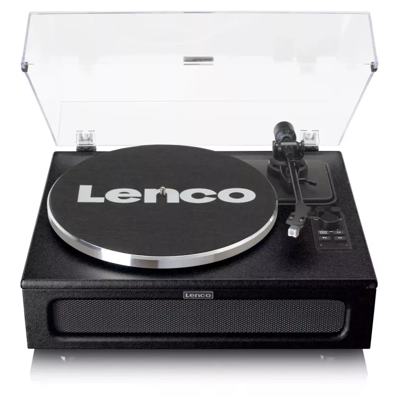 Gramofon audio z napędem paskowym Lenco LS-430BK Czarny 40W Bluetooth
