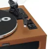 Gramofon audio z napędem paskowym Lenco LS-430BN Brązowy Ręczny Siła nacisku 3-4g