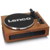 Gramofon audio z napędem paskowym Lenco LS-430BN Brązowy Ręczny Siła nacisku 3-4g
