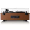 Gramofon audio z napędem paskowym Lenco LS-430BN Brązowy Ręczny Siła nacisku 3-4g