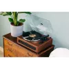 Gramofon audio z napędem paskowym Lenco LS-430BN Brązowy Ręczny Siła nacisku 3-4g