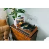 Gramofon audio z napędem paskowym Lenco LS-430BN Brązowy Ręczny Siła nacisku 3-4g