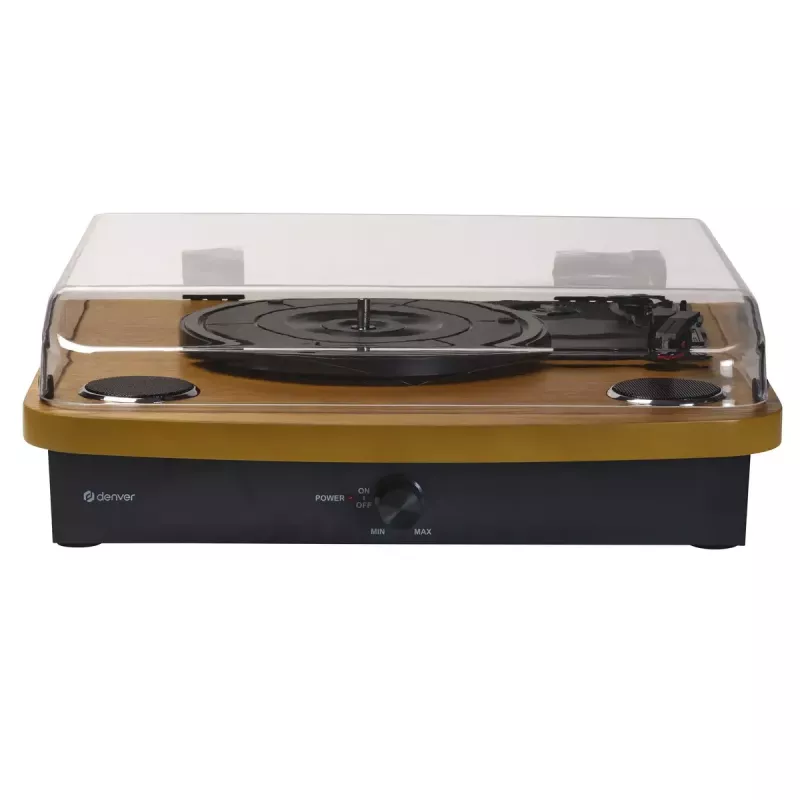 Denver VPL-230LW Gramofon półautomatyczny Czarny Wood 2W RMS