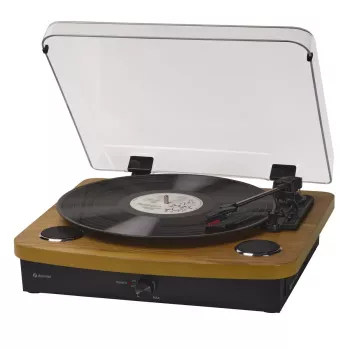 Denver VPL-230LW Gramofon półautomatyczny Czarny Wood 2W RMS