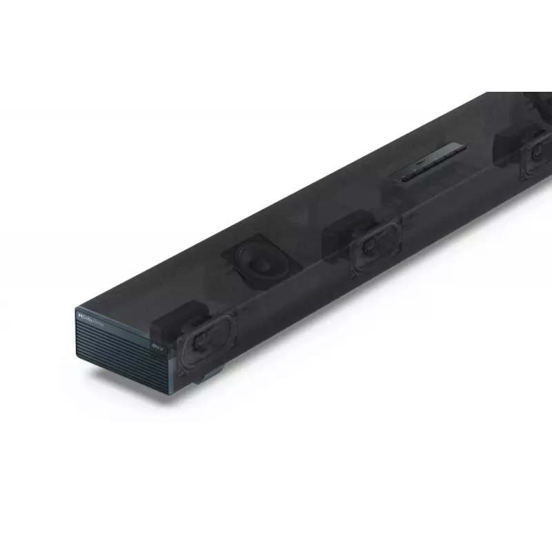 Sharp HT-SBW53121(BK) soundbar głośnik Srebrny 3.1.2 kanały 182 W