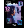 HyperX DuoCast - mikrofon USB (czarny) - podświetlenie RGB