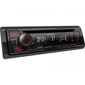 Kenwood KDC-BT450DAB samochodowy odbiornik multimedialny Czarny 50 W Bluetooth