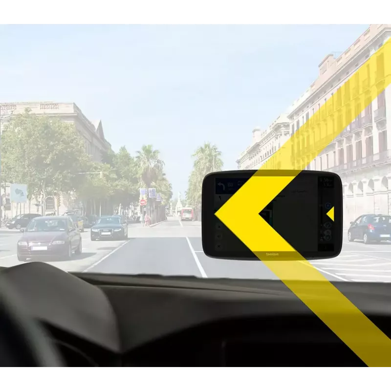 Ręczny nawigator GPS TOMTOM GO z 7-calowym ekranem dotykowym, 32 GB, mapy Europy, czarny