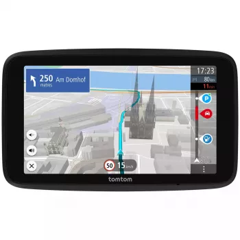 Nawigator GPS ręczny/stacjonarny TOMTOM GO 15,2 cm (6 cali) ekran dotykowy, Bluetooth, Wi‑Fi, mapy Europy, 0,27 kg