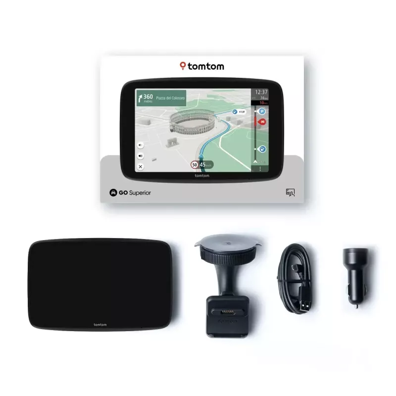Nawigacja GPS TomTom GO Superior 6 cali, wielojęzyczna, wyświetlacz 6 cali, 32 GB