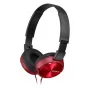 Sony MDR-ZX310AP, przewodowy, 10 - 24000 Hz, połączenia/muzyka, 125 g, zestaw słuchawkowy, czerwony
