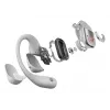 SHOKZ OpenFit 2+ Headphones Wireless Ear-hook, In-ear Calls/Music Bluetooth szary