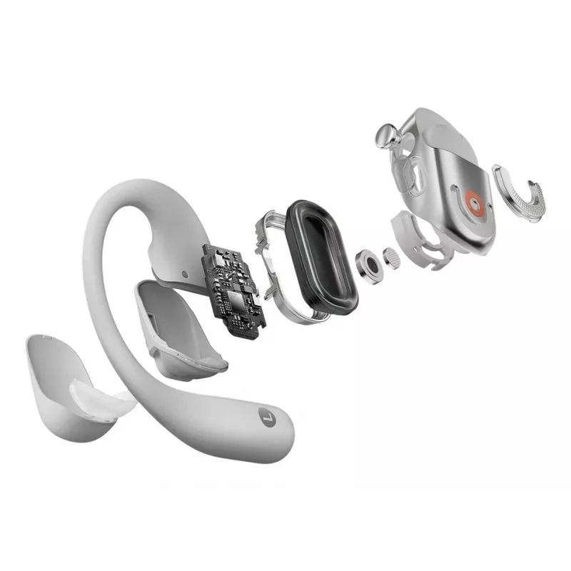 SHOKZ OpenFit 2+ Headphones Wireless Ear-hook, In-ear Calls/Music Bluetooth szary