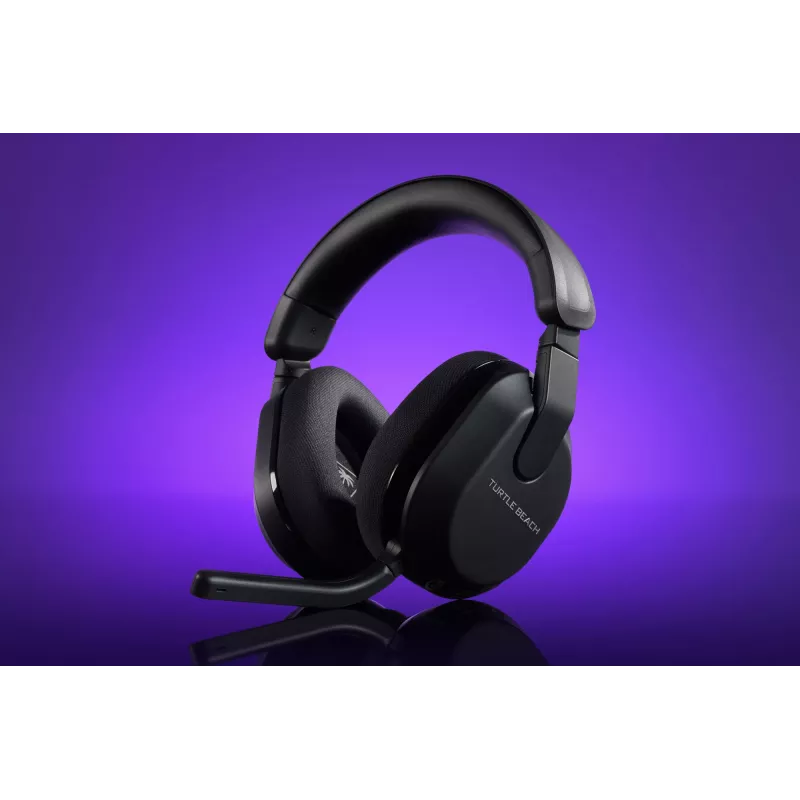 Turtle Beach Stealth 600 Czarny Bezprzewodowy Zestaw słuchawkowy do gier z baterią do 80 godzin, przetwornikami 50 mm i Bluetooth dla PC, PS5, PS4 i urządzeń mobilnych