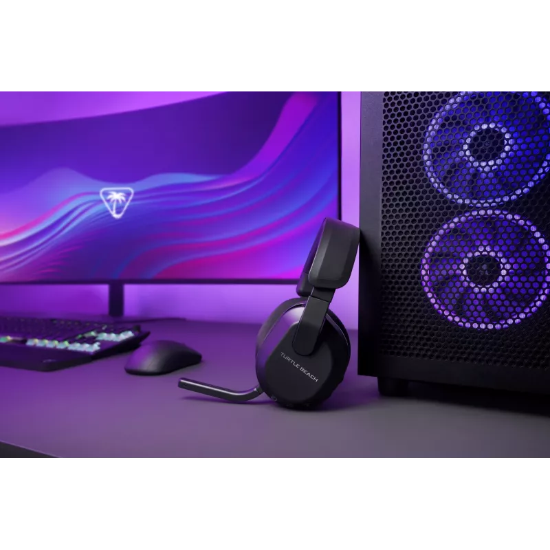 Turtle Beach Stealth 600 Czarny Bezprzewodowy Zestaw słuchawkowy do gier z baterią do 80 godzin, przetwornikami 50 mm i Bluetooth dla PC, PS5, PS4 i urządzeń mobilnych