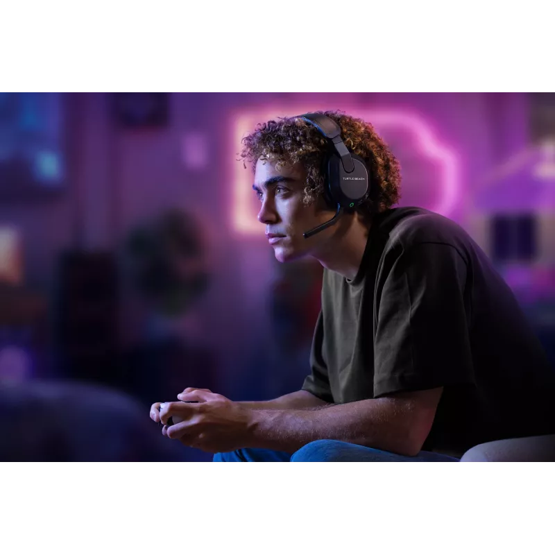 Turtle Beach Stealth 600 Czarny Bezprzewodowy Zestaw słuchawkowy do gier PlayStation z baterią do 80 godz., głośnikami 50 mm i Bluetooth do PS5, PS4, PC i urządzeń mobilnych