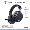 Zestaw słuchawkowy Turtle Beach Stealth 700 Czarny PlayStation Wireless Gaming Headset z baterią do 80h, Bluetooth, podwójne nadajniki i przetworniki 60mm dla PS5, PS4, PC i urządzeń mobilnych
