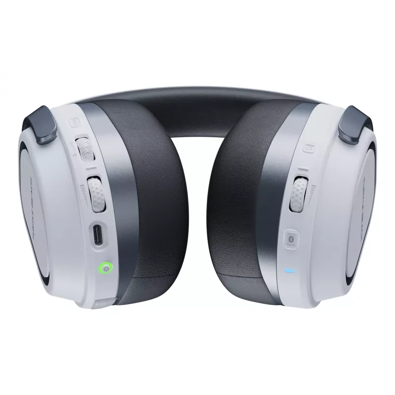 Turtle Beach Stealth 700 biały PlayStation Bezprzewodowy zestaw słuchawkowy do gier z baterią do 80 godz., Bluetooth, dwoma nadajnikami i głośnikami 60 mm dla PS5, PS4, PC i urządzeń mobilnych