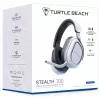 Turtle Beach Stealth 700 biały PlayStation Bezprzewodowy zestaw słuchawkowy do gier z baterią do 80 godz., Bluetooth, dwoma nadajnikami i głośnikami 60 mm dla PS5, PS4, PC i urządzeń mobilnych