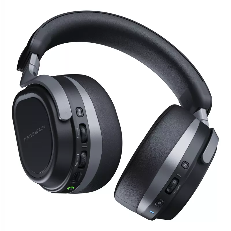 Turtle Beach Stealth 700 Czarny Bezprzewodowy Zestaw Słuchawkowy do Gier dla Xbox z 80-godzinną baterią, Bluetooth, podwójnymi nadajnikami i 60-milimetrowymi przetwornikami dla Xbox Series X lub S, Xbox One, PC i urządzeń mobilnych