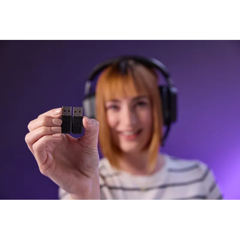 Turtle Beach Stealth 700 Czarny Bezprzewodowy Zestaw słuchawkowy do gier na PC z baterią do 80 godzin, Bluetooth, podwójnymi nadajnikami i głośnikami 60 mm na PC, PS5, PS4 i urządzenia mobilne