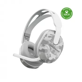 Bezprzewodowy zestaw słuchawkowy Turtle Beach Stealth 500 Arctic Camo do Xbox, do 40 godz. pracy na baterii, dla Xbox Series X/S, Xbox One, działa przez Bluetooth, PC i urządzenia mobilne