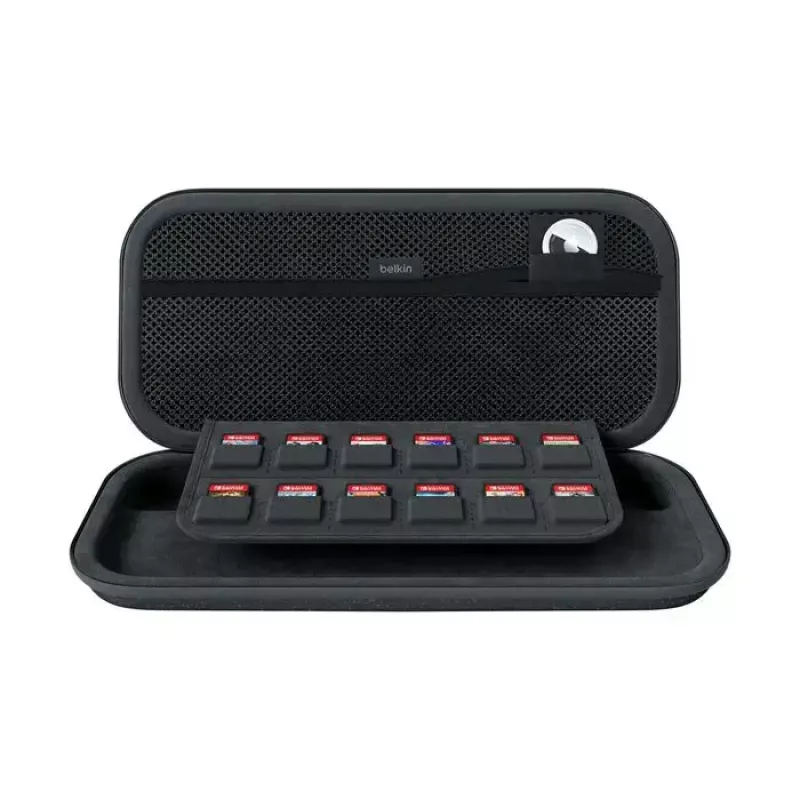 Twardy futerał podróżny Belkin ENA002HQCH do Nintendo, Czarny — 145×293×46 mm