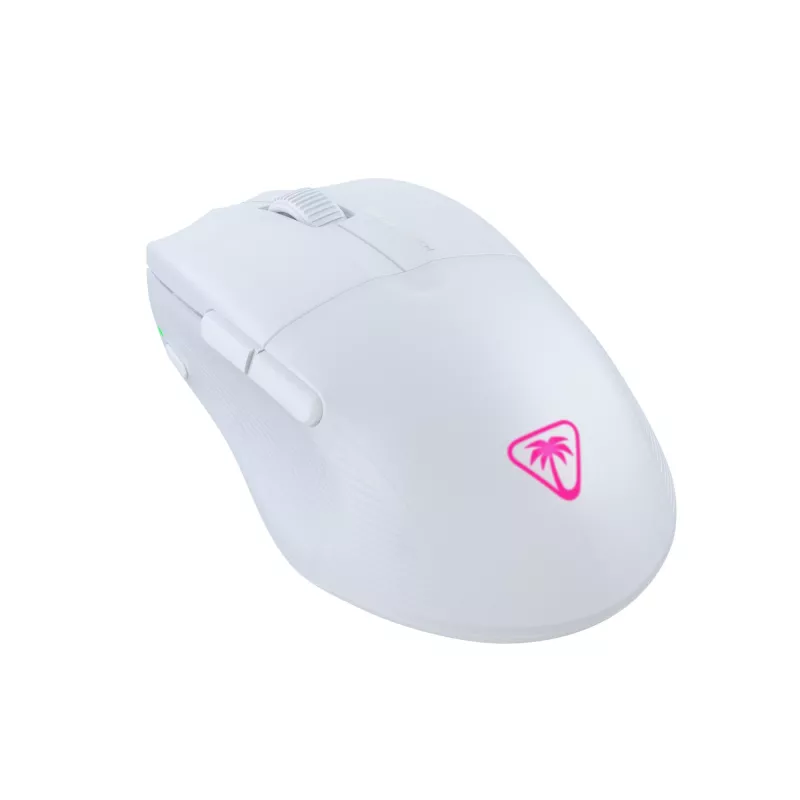 Turtle Beach Pure Air biały - Ultra-Lekka Bezprzewodowa Ergonomiczna Mysz Gamingowa RGB, Sensor Optyczny 26K DPI, Bateria 125h, Podświetlenie RGB
