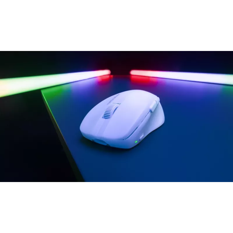 Turtle Beach Pure Air biały - Ultra-Lekka Bezprzewodowa Ergonomiczna Mysz Gamingowa RGB, Sensor Optyczny 26K DPI, Bateria 125h, Podświetlenie RGB