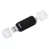 Hama Basic USB 2.0 OTG Cardreader, SD/microSD, czarny