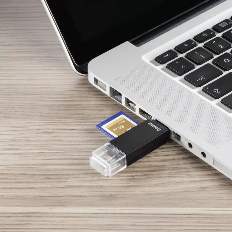 Hama Basic USB 2.0 OTG Cardreader, SD/microSD, czarny