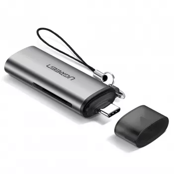 Ugreen 50704 card reader USB 3.2 Gen 1 (3.1 Gen 1) Type-C szary