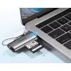 Ugreen 50704 card reader USB 3.2 Gen 1 (3.1 Gen 1) Type-C szary